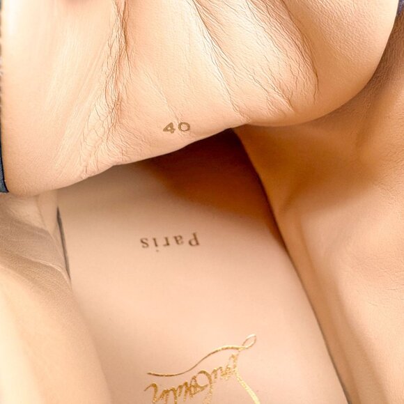 Christian Louboutin Louis Orlato Camo Sneakers Size 40 US 10 High Top Blue Green - Picture 15 of 15